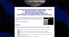 Desktop Screenshot of jupsatpro.nightskyobserver.com